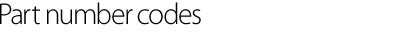 Kaydon Bearings - part number codes