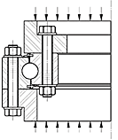 Compression axial load