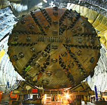 Kaydon Bearings - markets - heavy equipment - tunnel boring