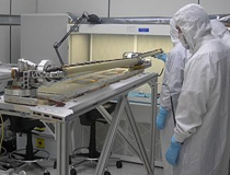 Phoenix Mars Lander scooping arm with Kaydon bearing