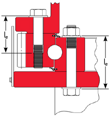 Kaydon Bearings - mounting slewing ring bearings - stretched bolts resist loosening during thermal distortion