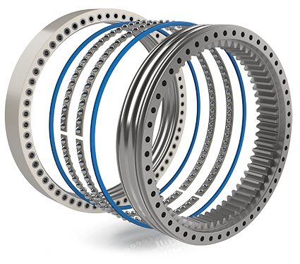 Kaydon Bearings - 8-point contact slewing bearing